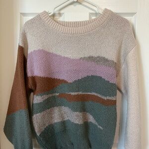 Universal Thread Multicolor Crew Neck Sweater